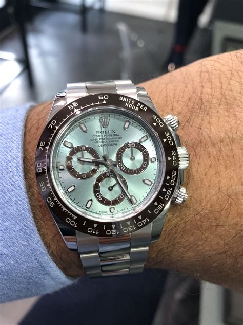 rolex cosmograph daytona tiffany blue|rolex platinum watches.